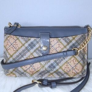 NEW Nanette Lepore plaid crossbody NWOT